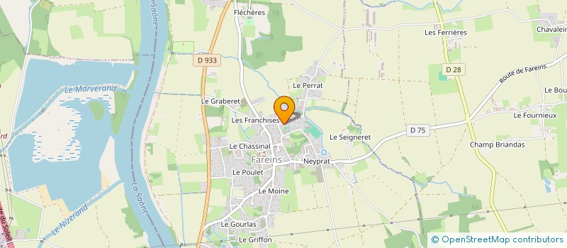 localisation de l'entreprise MONSIEUR SIMON MARIS  FAREINS