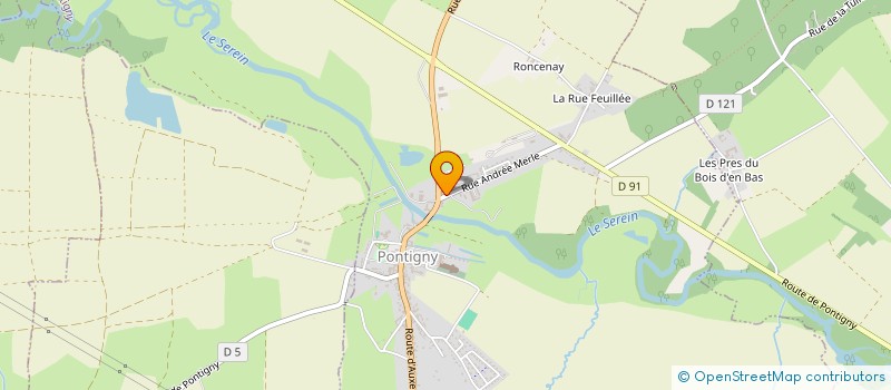 localisation de l'entreprise MONSIEUR SIMON MAROT  PONTIGNY