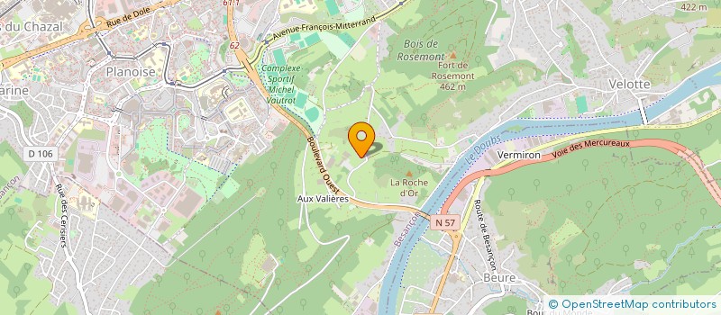 localisation de l'entreprise MONSIEUR SIMON MARPAUX  BESANCON