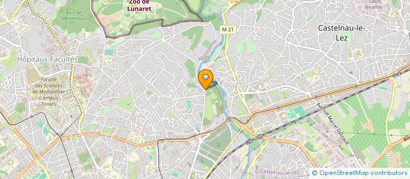 localisation de l'entreprise MONSIEUR SIMON MARTIN à MONTPELLIER