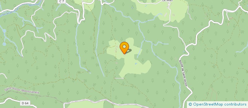 localisation de l'entreprise MONSIEUR SIMON MARTIN  SAINT-VICTOR-MONTVIANEIX