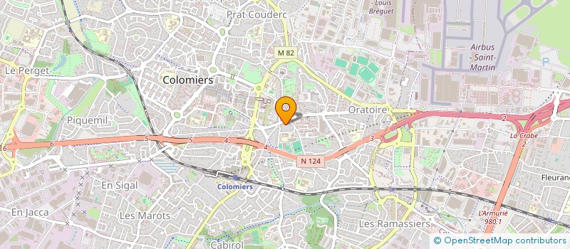 localisation de l'entreprise MONSIEUR SIMON MATHE à COLOMIERS