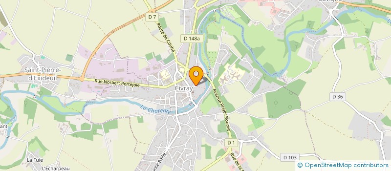 localisation de l'entreprise MONSIEUR SIMON MAURY  CIVRAY