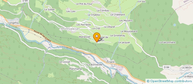 localisation de l'entreprise MONSIEUR SIMON MAUTRET à BOURG-SAINT-MAURICE