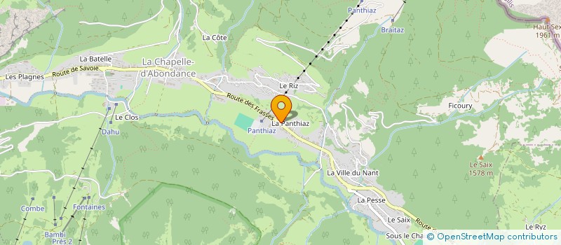 localisation de l'entreprise MONSIEUR SIMON MAXIT  LA CHAPELLE-D'ABONDANCE