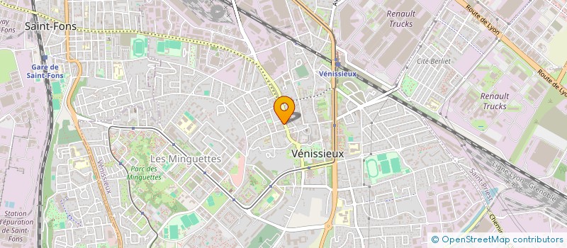 localisation de l'entreprise MONSIEUR SIMON MBENZA KILUNGILA  VENISSIEUX