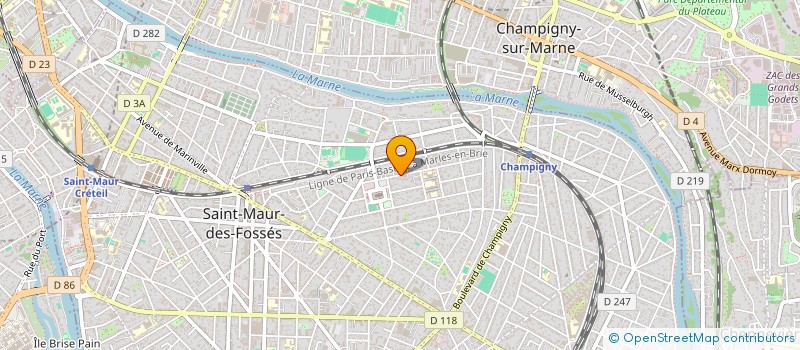 localisation de l'entreprise MONSIEUR SIMON-MELESSE RELAVE  SAINT-MAUR-DES-FOSSES