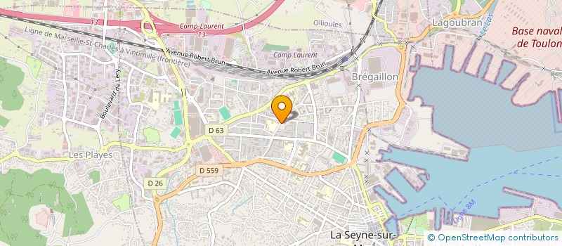 localisation de l'entreprise MONSIEUR SIMON MENDY  LA SEYNE SUR MER