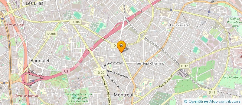 localisation de l'entreprise MONSIEUR SIMON MENEZ à MONTREUIL