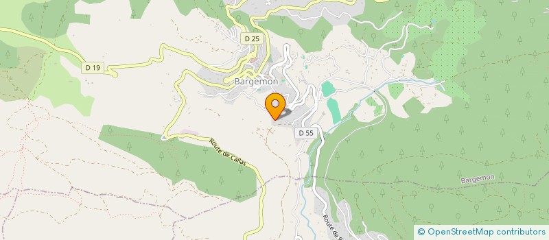 localisation de l'entreprise MONSIEUR SIMON MERENNE  BARGEMON