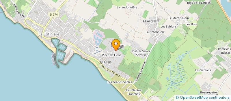 localisation de l'entreprise MONSIEUR SIMON MERLINO  SAINT-PIERRE-D'OLERON