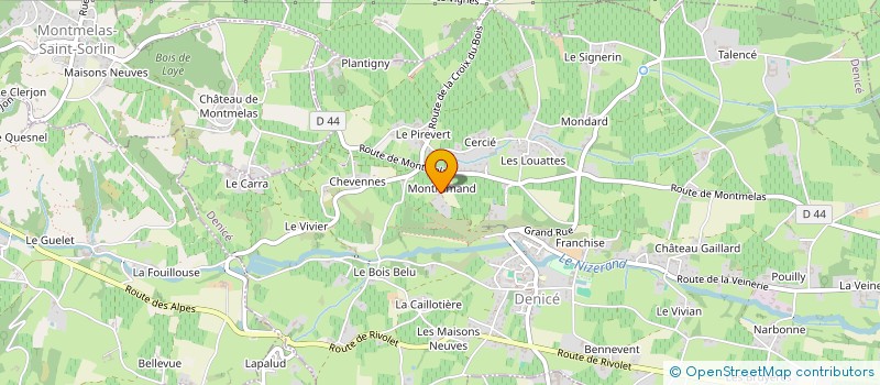localisation de l'entreprise MONSIEUR SIMON MEUNIER à DENICE