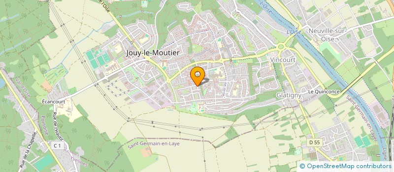 localisation de l'entreprise MONSIEUR SIMON MEYIMPANGA  JOUY-LE-MOUTIER