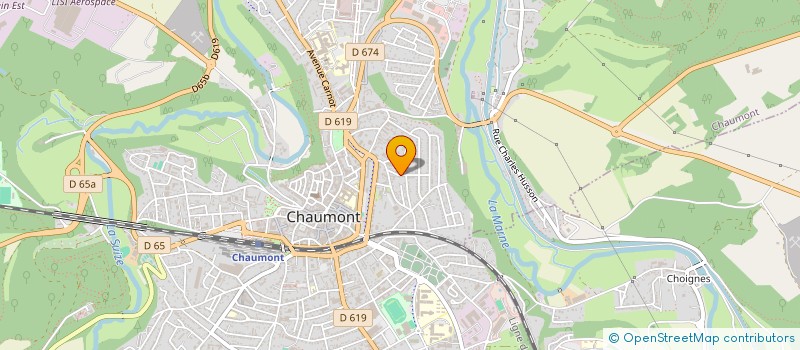 localisation de l'entreprise MONSIEUR SIMON MICHEL à CHAUMONT