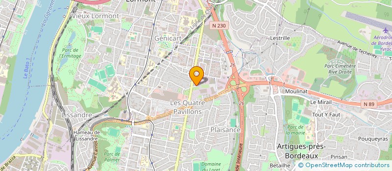 localisation de l'entreprise MONSIEUR SIMON MICHENEAU  LORMONT