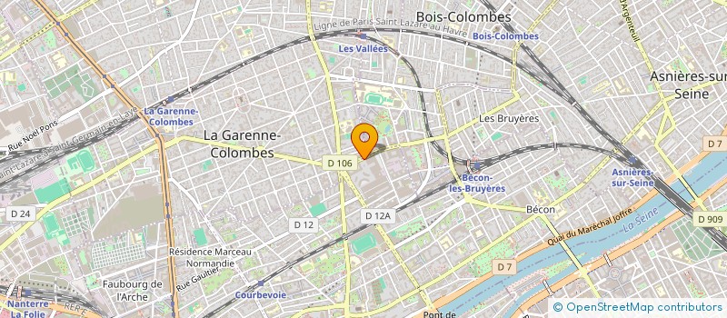 localisation de l'entreprise MONSIEUR SIMON MICHON à COURBEVOIE