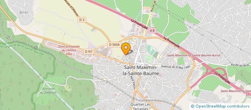 localisation de l'entreprise MONSIEUR SIMON MIGNOT à SAINT-MAXIMIN-LA-SAINTE-BAUME