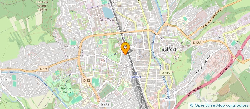 localisation de l'entreprise MONSIEUR SIMON MIKAIL  BELFORT