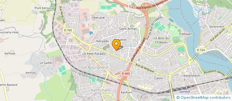 localisation de l'entreprise MONSIEUR SIMON MOBE  LORIENT