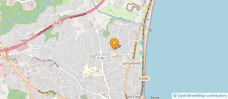 localisation de l'entreprise MONSIEUR SIMON MORIN à ANTIBES