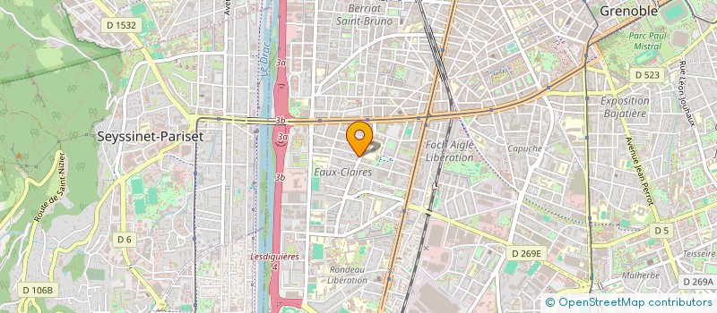 localisation de l'entreprise MONSIEUR SIMON MORIN à GRENOBLE