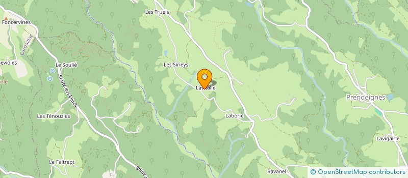 localisation de l'entreprise MONSIEUR SIMON MOULENE  BAGNAC-SUR-CELE