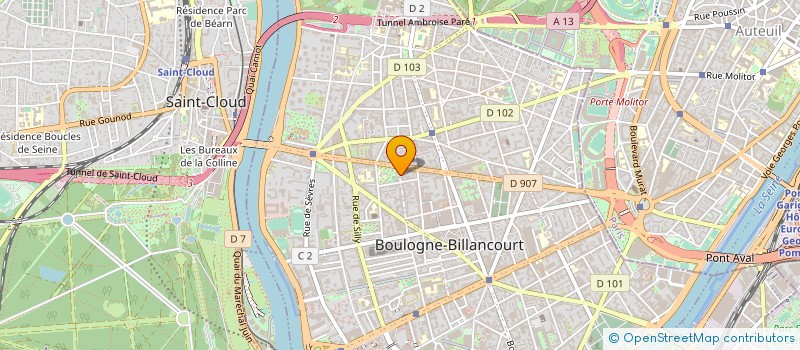 localisation de l'entreprise MONSIEUR SIMON MOUTOT à BOULOGNE-BILLANCOURT