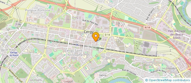 localisation de l'entreprise MONSIEUR SIMON MPANZU NSIA NSIKU à CERGY