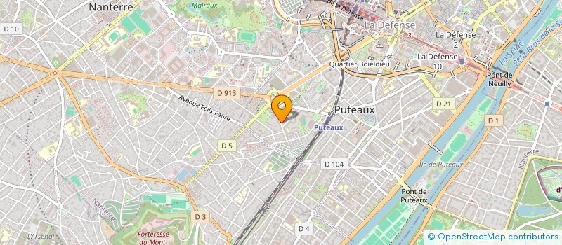 localisation de l'entreprise MONSIEUR SIMON NAHRA  PUTEAUX