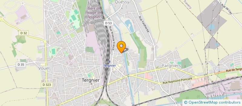 localisation de l'entreprise MONSIEUR SIMON NEMERY  TERGNIER