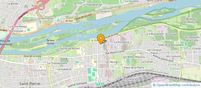 localisation de l'entreprise MONSIEUR SIMON NICAUD  SAINT-PIERRE-DES-CORPS