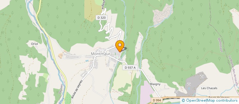 localisation de l'entreprise MONSIEUR SIMON NICOLAS  MONTMAUR