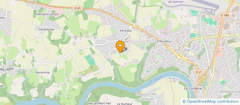 localisation de l'entreprise MONSIEUR SIMON NICOLAS HECQUET  LANNION