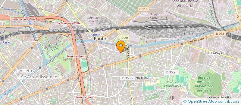 localisation de l'entreprise MONSIEUR SIMON NOBLOT  PANTIN