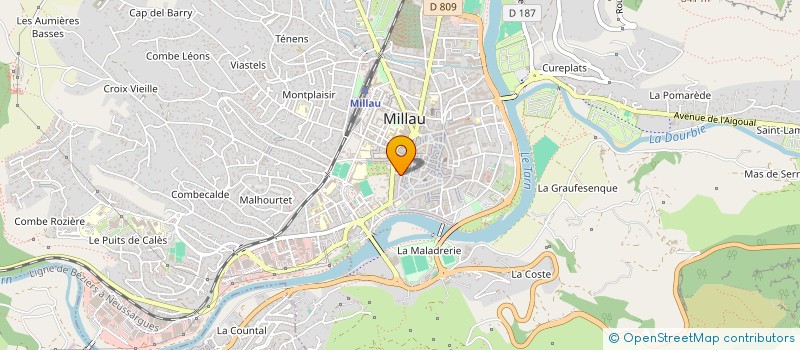 localisation de l'entreprise MONSIEUR SIMON NORMAND  MILLAU