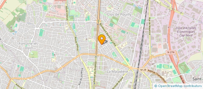 localisation de l'entreprise MONSIEUR SIMON NOWAK  MONTAGNY-LES-BEAUNE