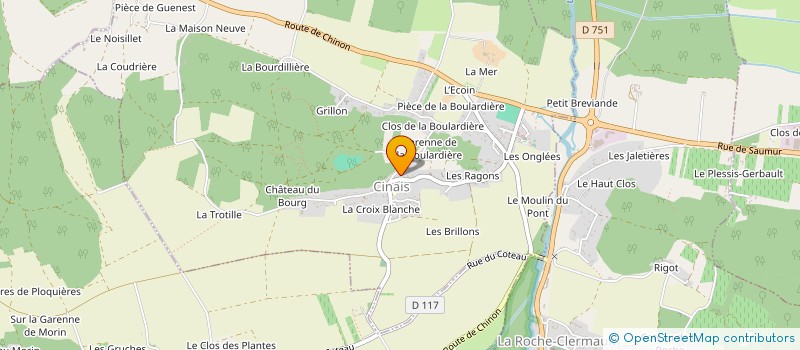 localisation de l'entreprise MONSIEUR SIMON ORUS PLANA  CINAIS