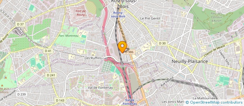 localisation de l'entreprise MONSIEUR SIMON OWASSA NGOMBEY à ROSNY-SOUS-BOIS