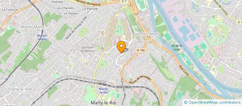 localisation de l'entreprise MONSIEUR SIMON PANNETIER  MARLY-LE-ROI