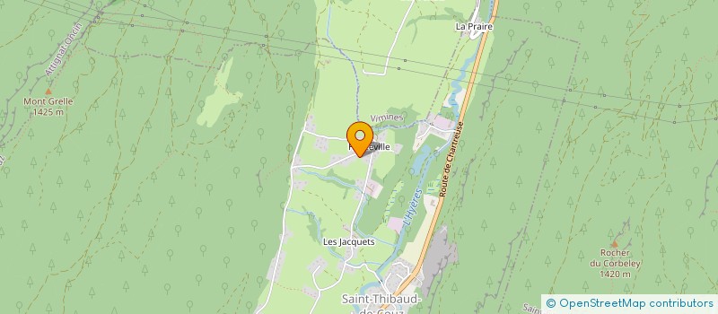 localisation de l'entreprise MONSIEUR SIMON PEDRETTI  SAINT-THIBAUD-DE-COUZ