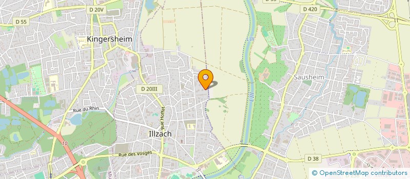 localisation de l'entreprise MONSIEUR SIMON PENZO  ILLZACH