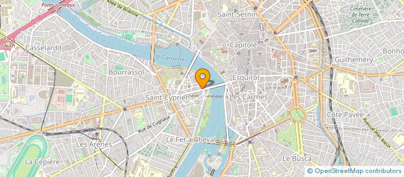 localisation de l'entreprise MONSIEUR SIMON PERES  TOULOUSE