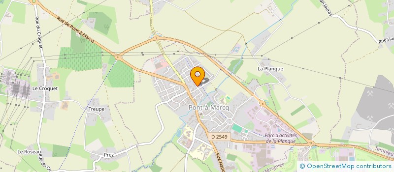 localisation de l'entreprise MONSIEUR SIMON PERIN  PONT-A-MARCQ