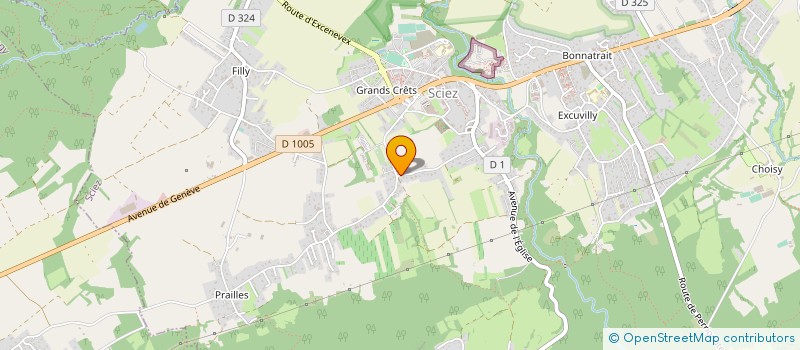 localisation de l'entreprise MONSIEUR SIMON PERRENOUD  SCIEZ