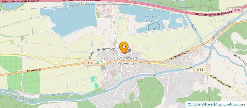 localisation de l'entreprise MONSIEUR SIMON PERRIN  PEYROLLES-EN-PROVENCE