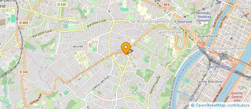 localisation de l'entreprise MONSIEUR SIMON PERRIN  SAINTE-FOY-LES-LYON