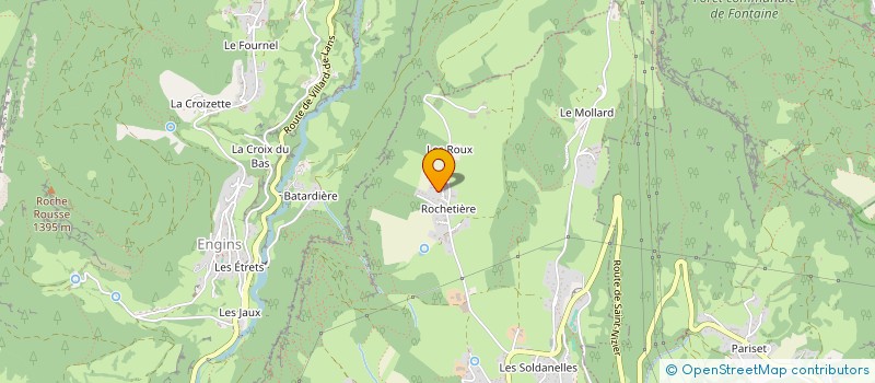 localisation de l'entreprise MONSIEUR SIMON PERRUCHE  SAINT-NIZIER-DU-MOUCHEROTTE