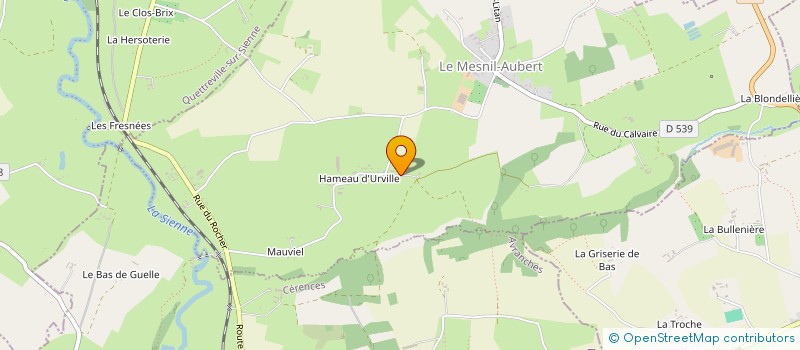 localisation de l'entreprise MONSIEUR SIMON PICHARD  LE MESNIL-AUBERT