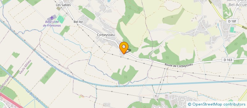 localisation de l'entreprise MONSIEUR SIMON-PIERRE BLANC  FRONTONAS