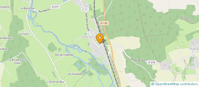 localisation de l'entreprise MONSIEUR SIMON-PIERRE BRARD  GLOS-SUR-RISLE